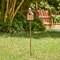 Set of 2 53.00''H Farmhouse Faux Copper Distressed Metal Church Outdoor Decorative Garden Birdhouse with Stake